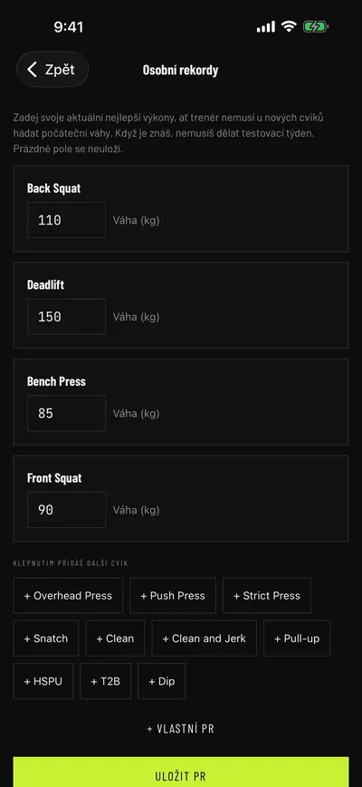 Silový trénink a powerlifting